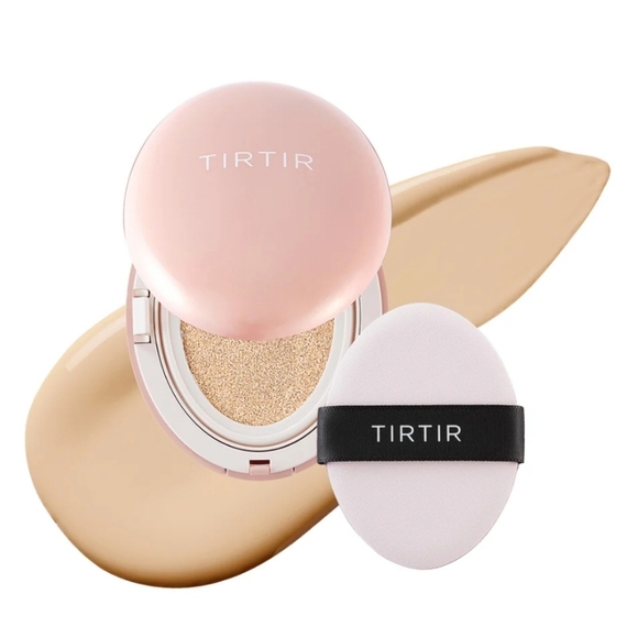 TIRTIR All Cover Pink Cushion Korean Cushion Foundation 13N Fair Ivory Full Size - Picture 2 of 14